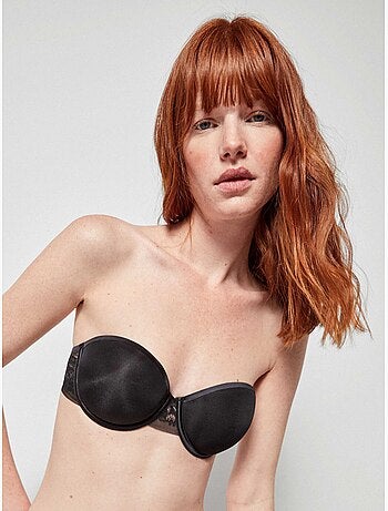 Soutien-gorge démontable avec armature couleur noir