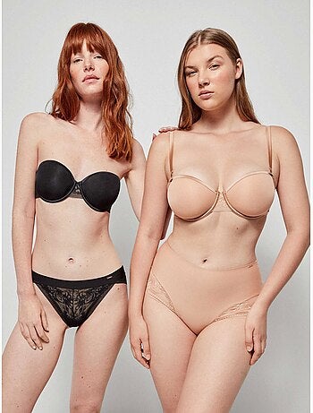 Soutien-gorge démontable avec armature couleur noir