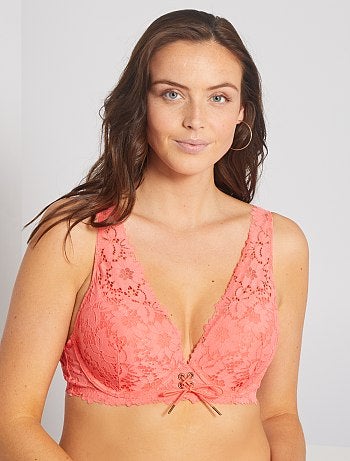 Soutien-gorge dentelle paddé bonnet D&E