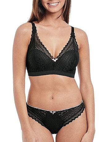 Soutien-gorge transparent avec armatures Snapshot - Noir - Kiabi