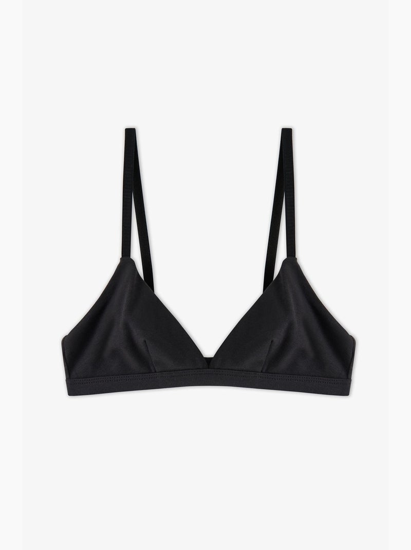 Soutien-gorge d'entraînement peony rembourré fille penti Noir - Kiabi