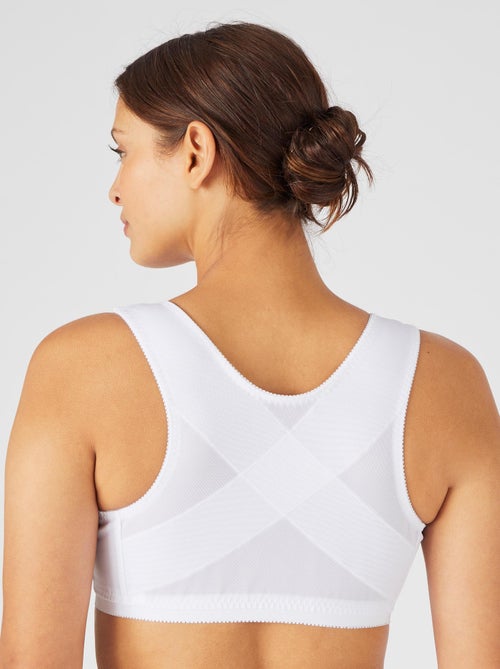 Soutien-gorge dos droit sans armatures ouvert devant - Damart - Kiabi