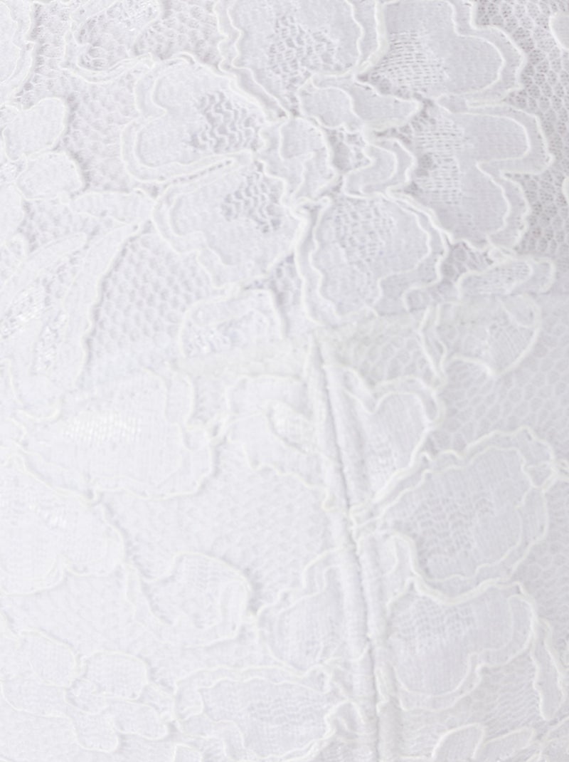 Soutien-gorge dos droit sans armatures ouvert devant - Damart Blanc - Kiabi