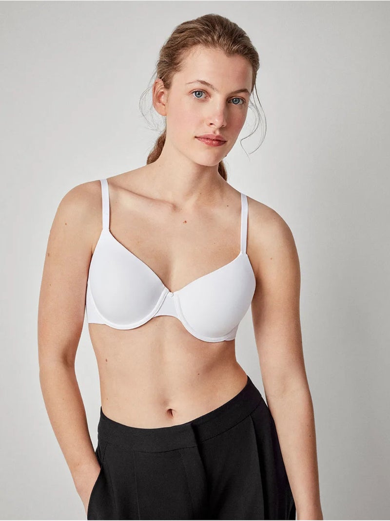 Soutien-gorge dos réducteur bonnets b et c Blanc - Kiabi