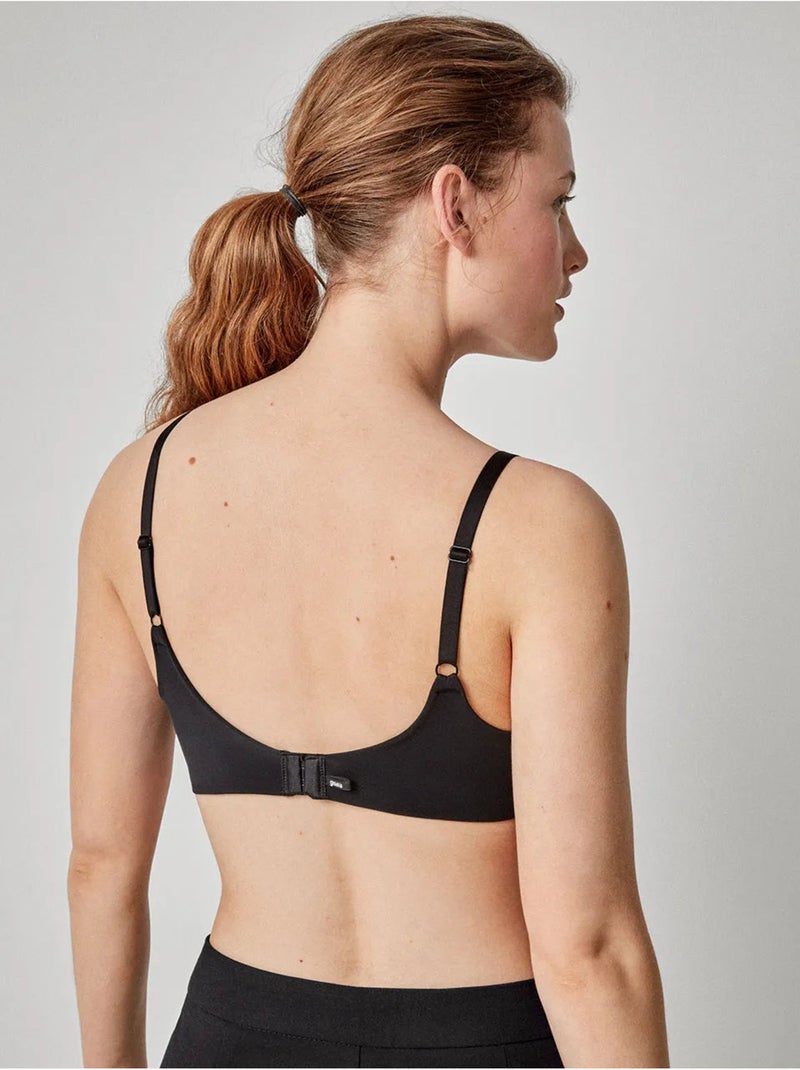Soutien-gorge dos réducteur bonnets b et c Noir - Kiabi