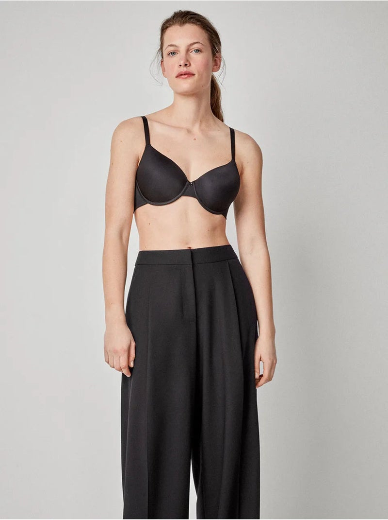 Soutien-gorge dos réducteur bonnets b et c Noir - Kiabi