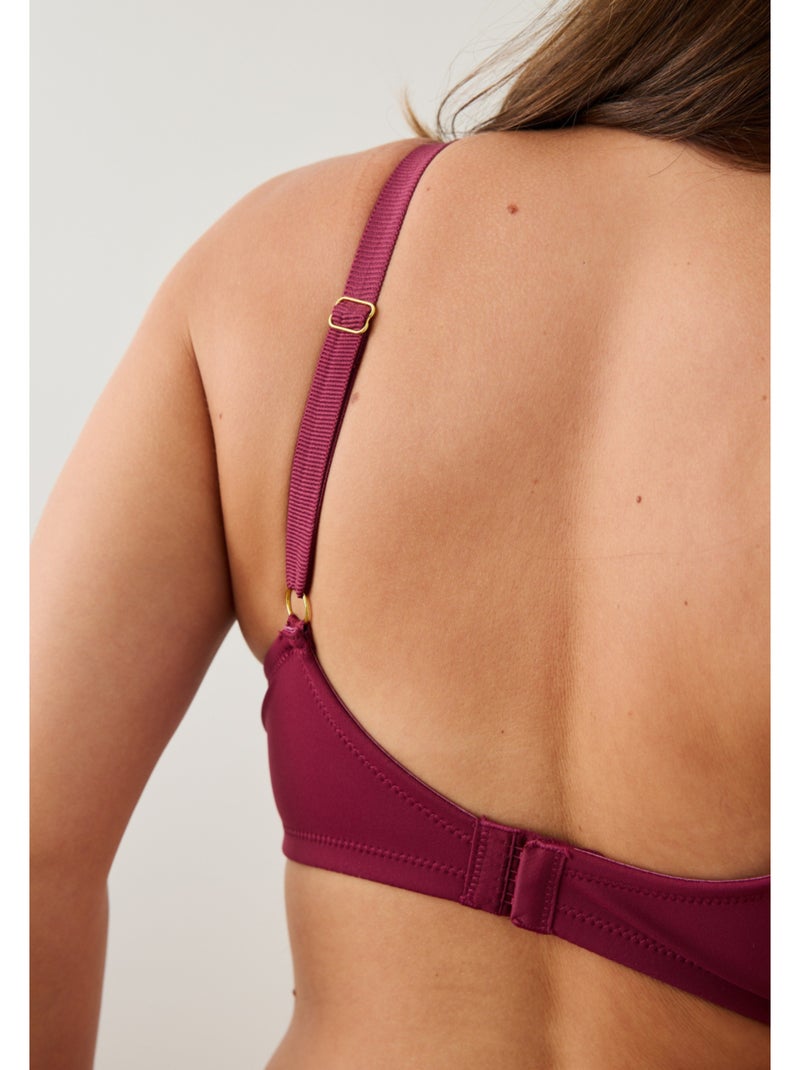 Soutien-gorge edina Bordeaux - Kiabi