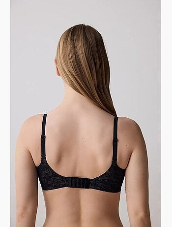 Soutien-gorge effet tatouage en dentelle, adhésif invisible penti