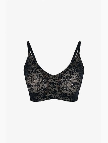 Soutien-gorge effet tatouage en dentelle, adhésif invisible penti
