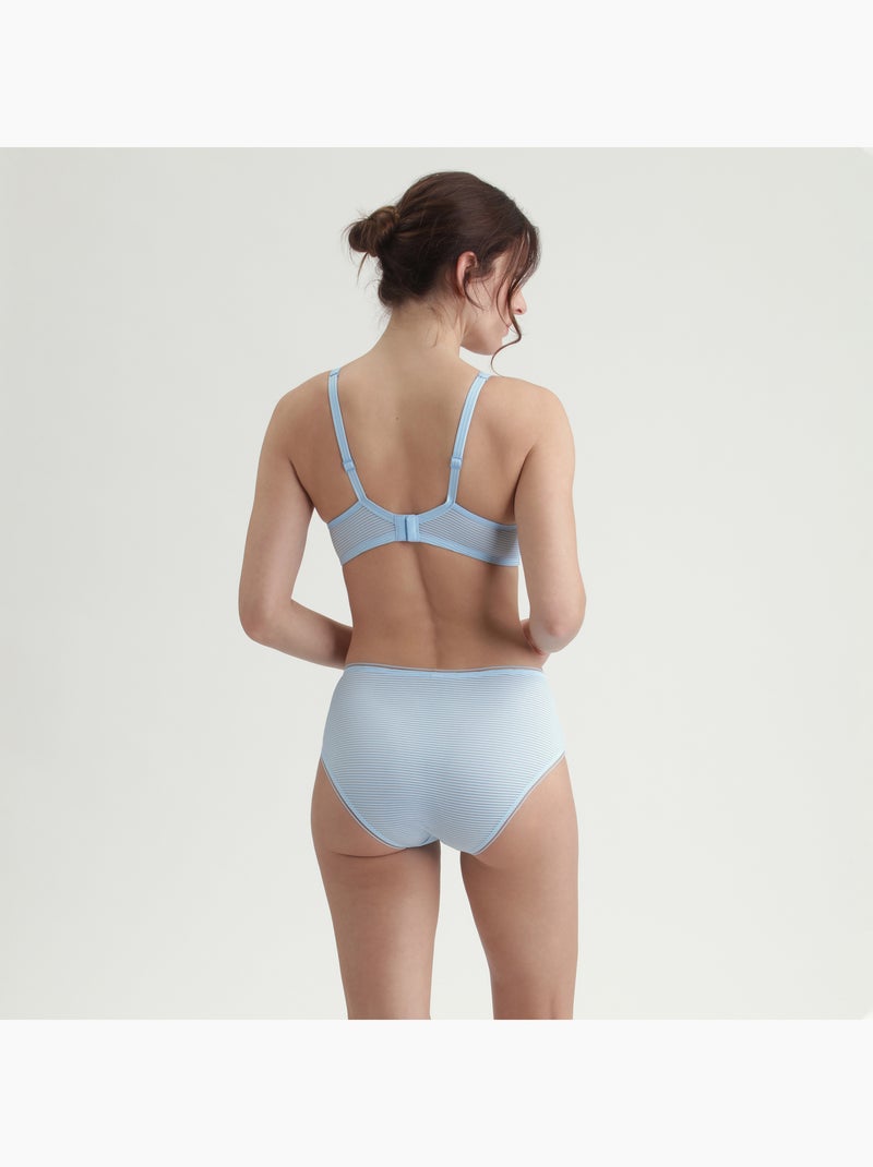 Soutien-gorge emboîtant à armatures Dim x Inès de La Fressange Bleu clair - Kiabi