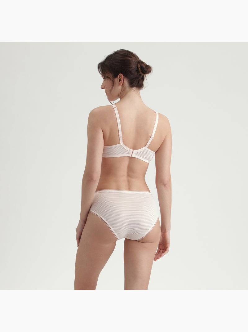 Soutien-gorge emboîtant à armatures Dim x Inès de La Fressange Rose clair - Kiabi