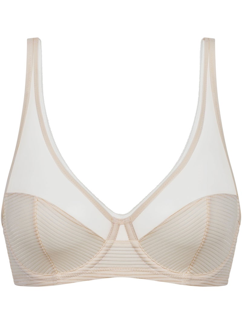 Soutien-gorge emboîtant à armatures Dim x Inès de La Fressange Rose clair - Kiabi