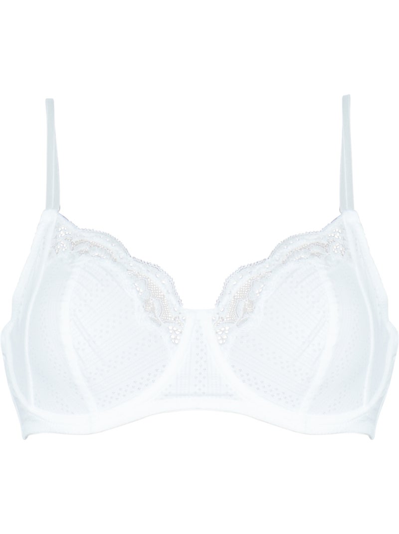 Soutien-gorge emboitant à armatures femme Passionnée Passio Blanc - Kiabi