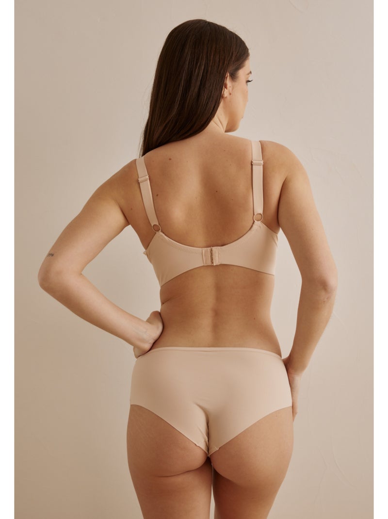 Soutien-gorge emboîtant à coques fines Dido Beige - Kiabi