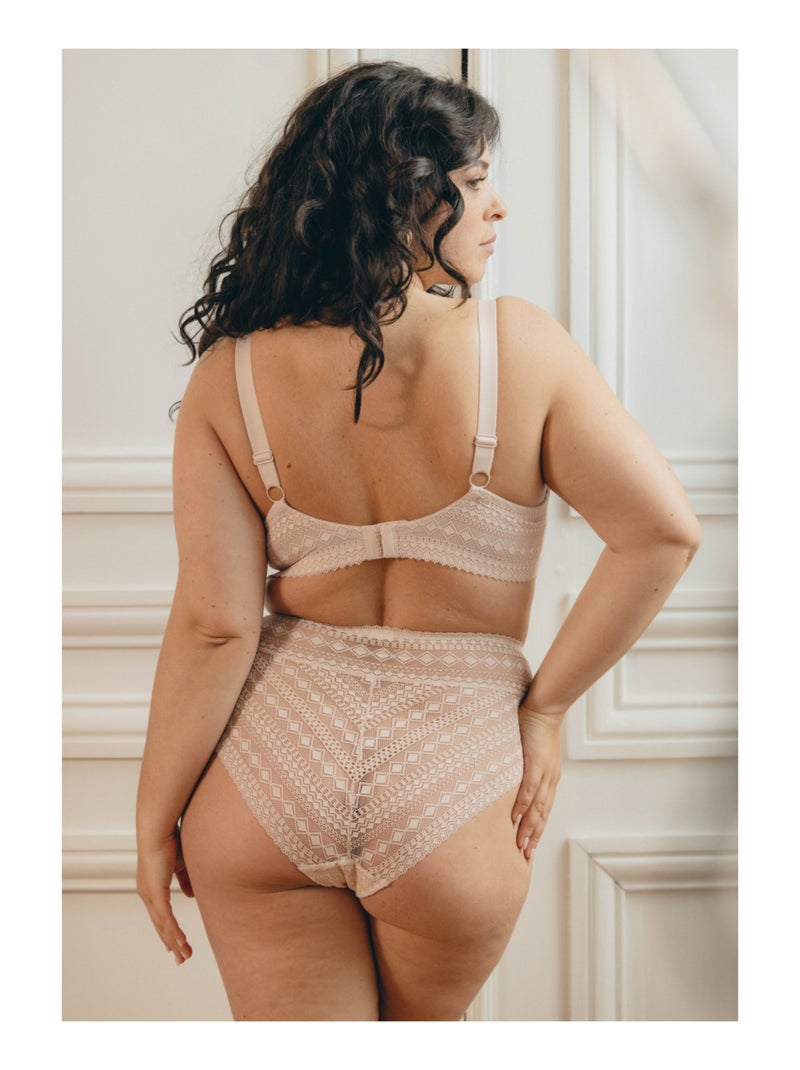 Soutien-gorge emboîtant Acanthe Rose - Kiabi