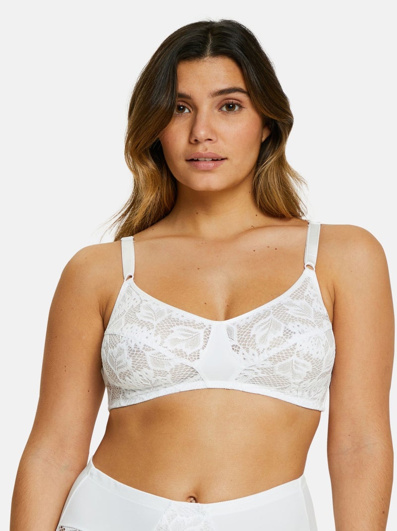 Soutien-gorge emboîtant Adèle Sans Complexe Blanc - Kiabi