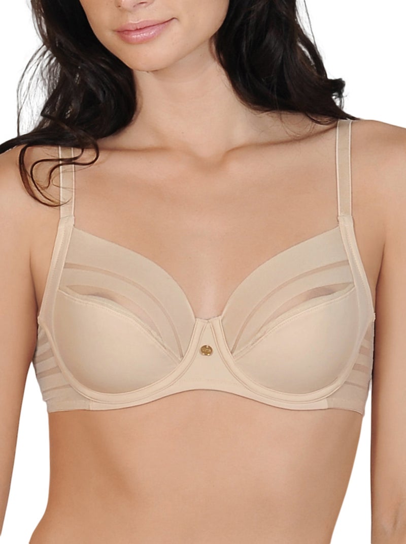 Soutien-gorge emboitant Alegra B à E Beige - Kiabi