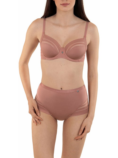 Soutien-gorge emboîtant Alegra cuivre F à H - Kiabi