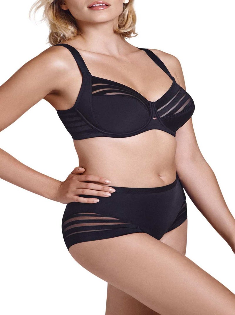Soutien-gorge emboitant Alegra F à H Noir - Kiabi