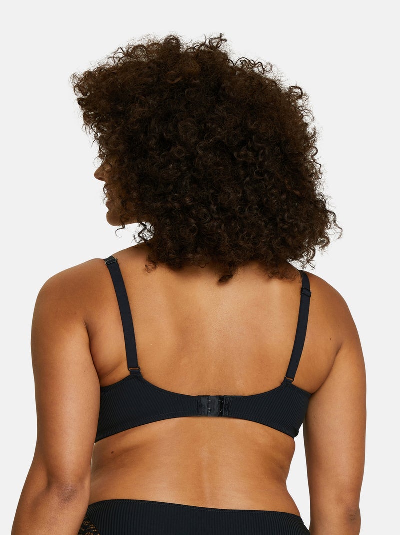 Soutien-gorge emboîtant Ariane Essential Sans Complexe Noir - Kiabi