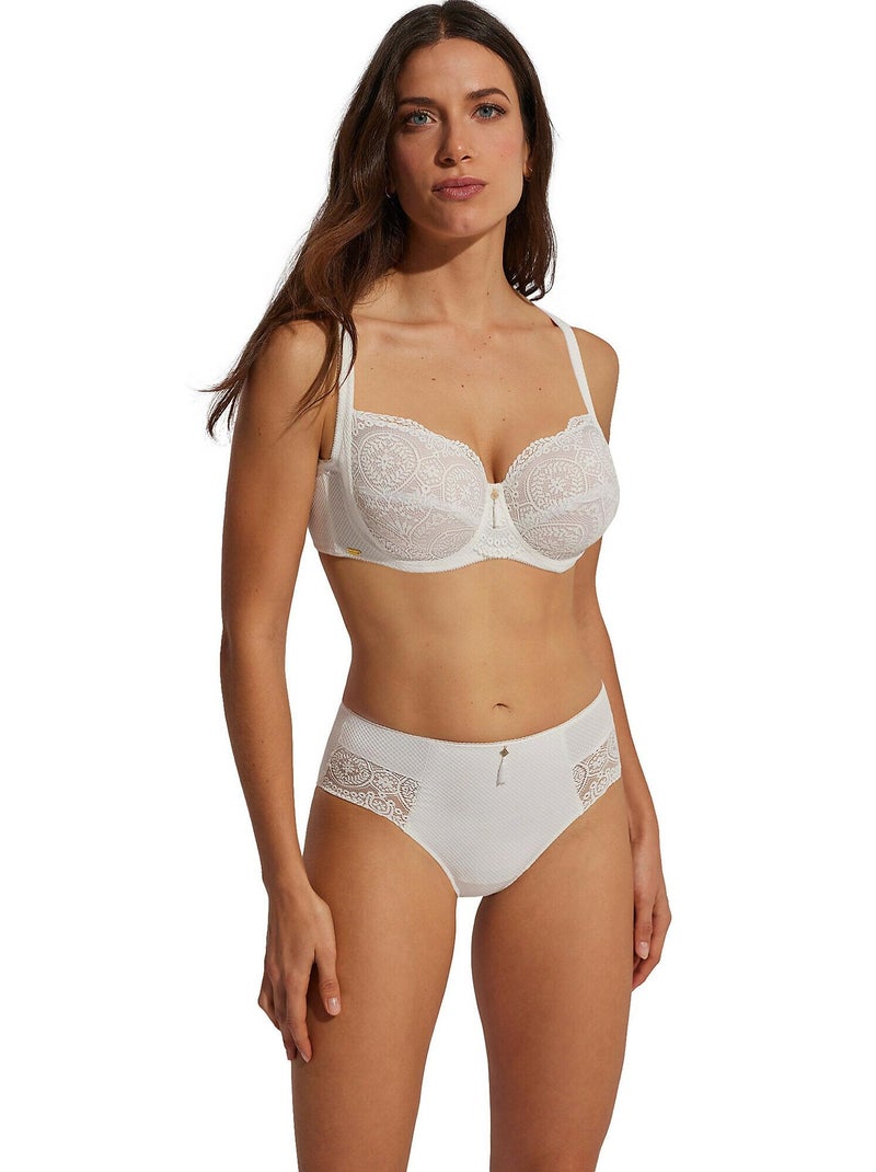 Soutien-gorge emboîtant armaturé confort Matilda mariage Ecru - Kiabi