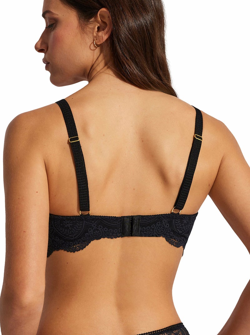 Soutien-gorge emboîtant armaturé Matilda Noir - Kiabi