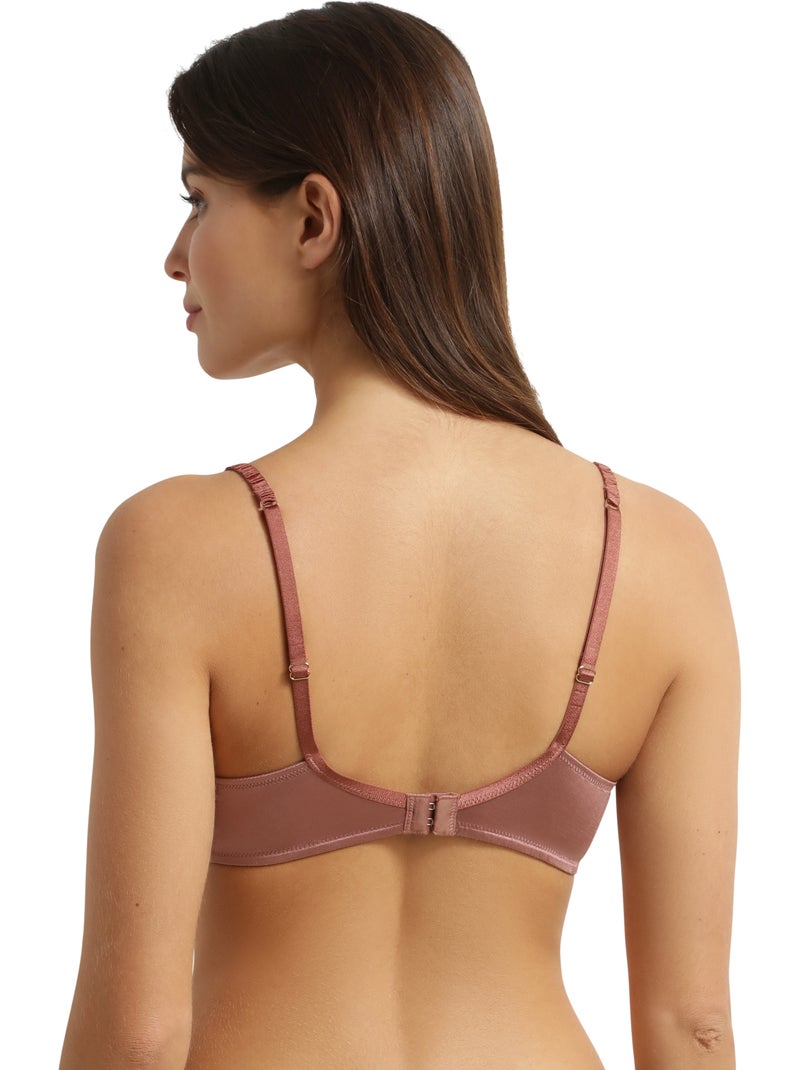 Soutien-gorge emboitant avec armatures Chocolove Marron clair - Kiabi