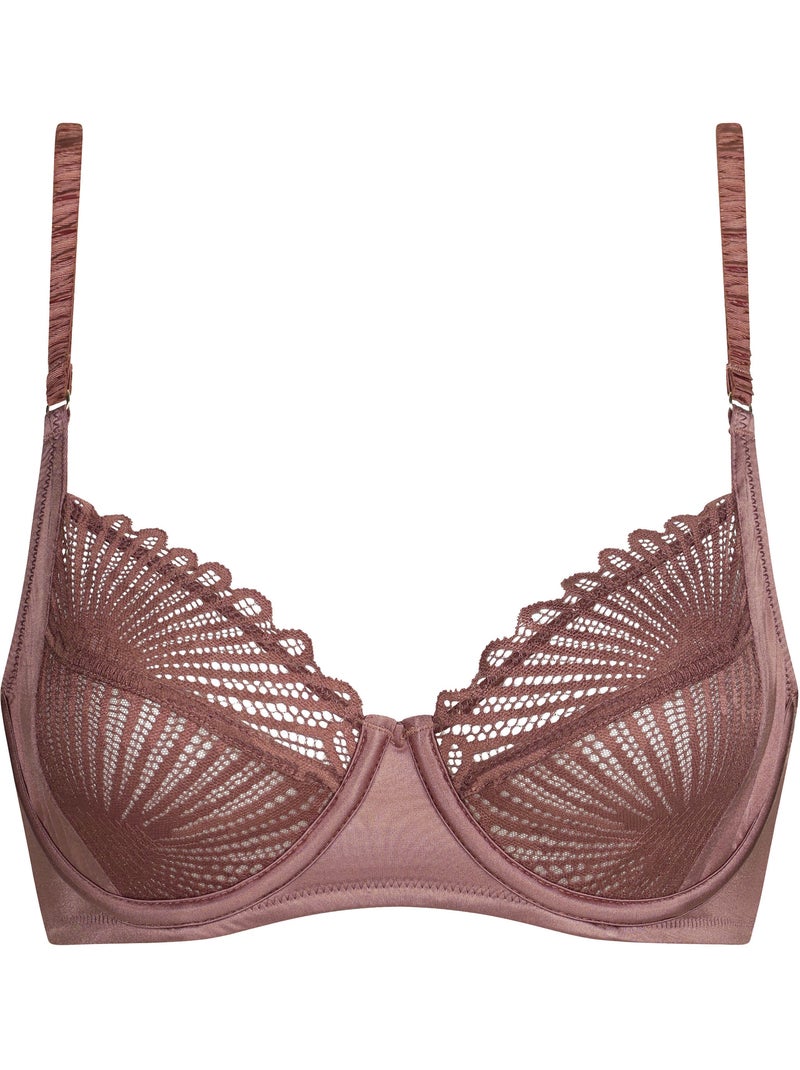 Soutien-gorge emboitant avec armatures Chocolove Marron clair - Kiabi