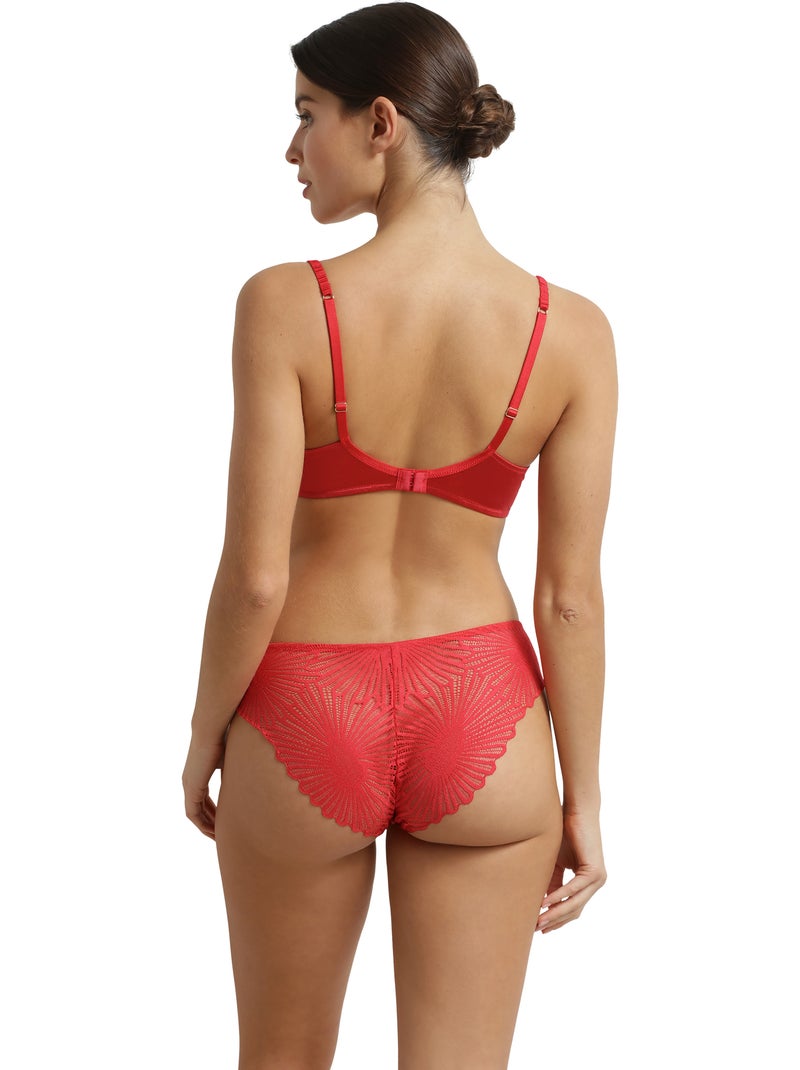 Soutien-gorge emboitant avec armatures Chocolove Rouge - Kiabi