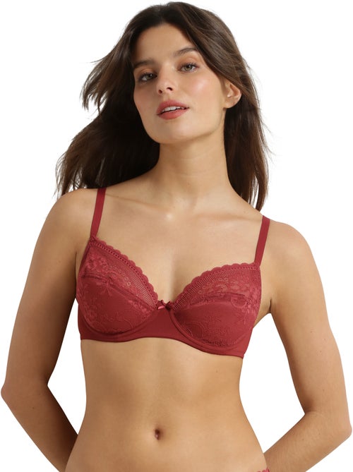 Soutien-gorge emboitant avec armatures Feminine Line - Kiabi