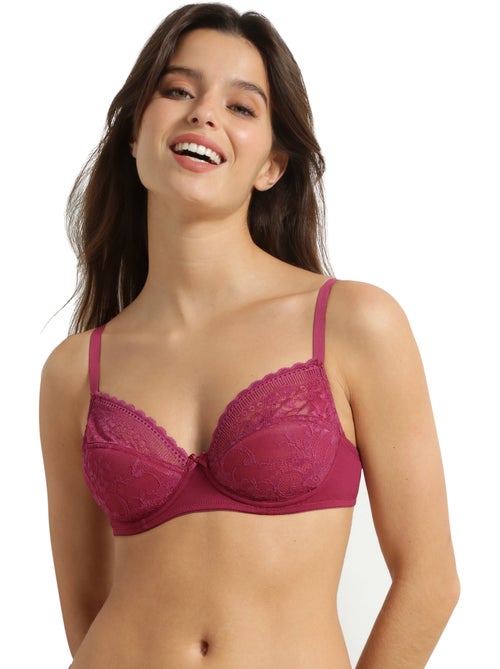Soutien-gorge emboitant avec armatures Feminine Line - Kiabi