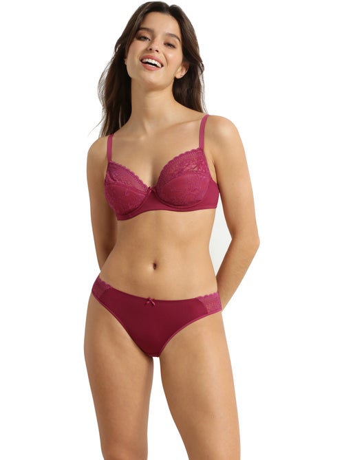 Soutien-gorge emboitant avec armatures Feminine Line - Kiabi