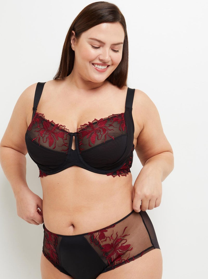 Soutien-gorge emboitant Azur+ - RougeGorge Lingerie Noir Multicolore - Kiabi