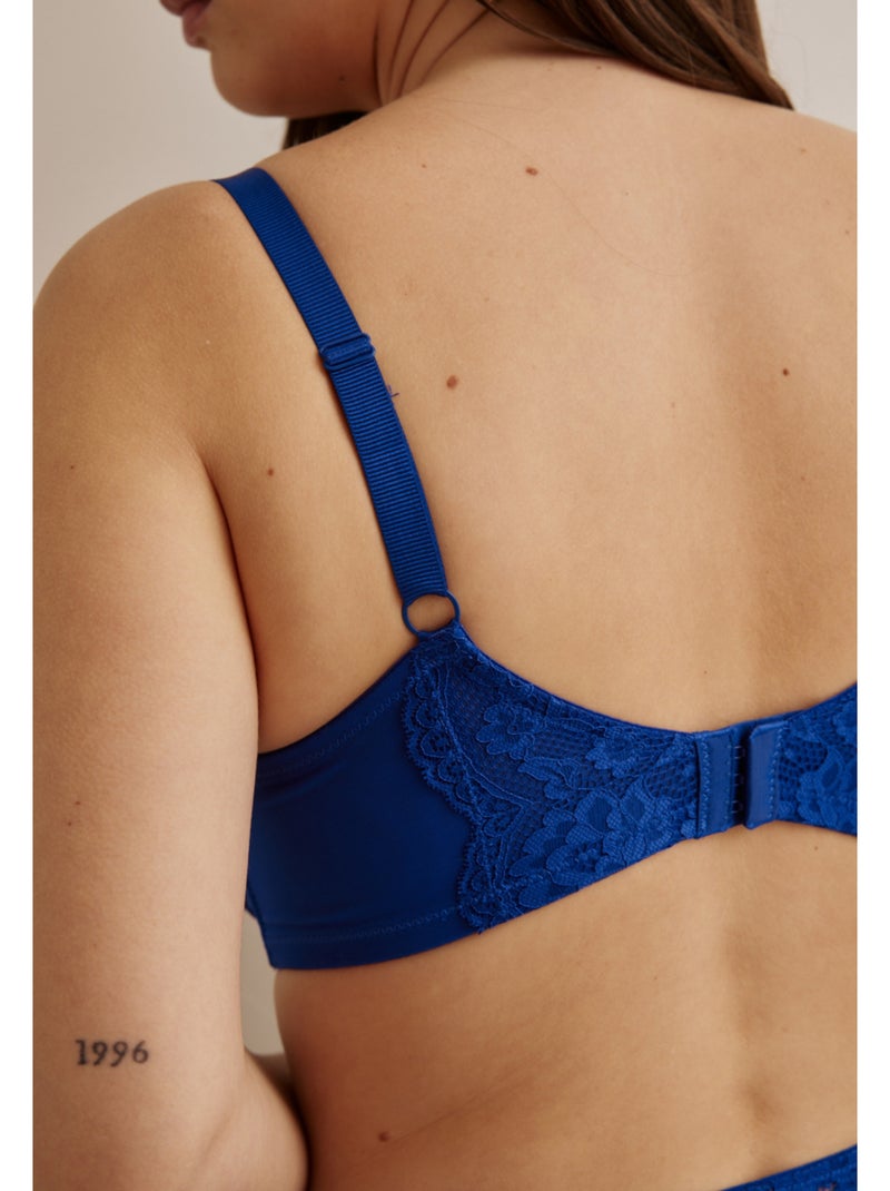 Soutien-gorge emboîtant Beauty Bleu - Kiabi