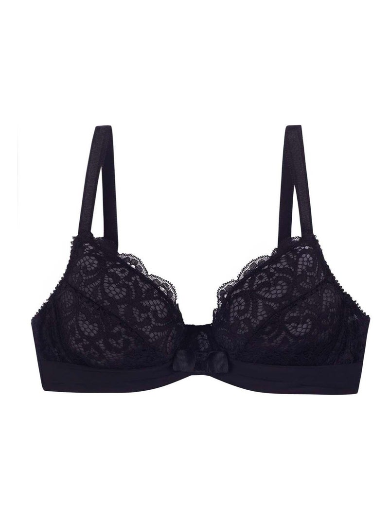 Soutien-gorge emboitant bonnets C, D et E INNOCENTE - Pomm'Poire Noir - Kiabi