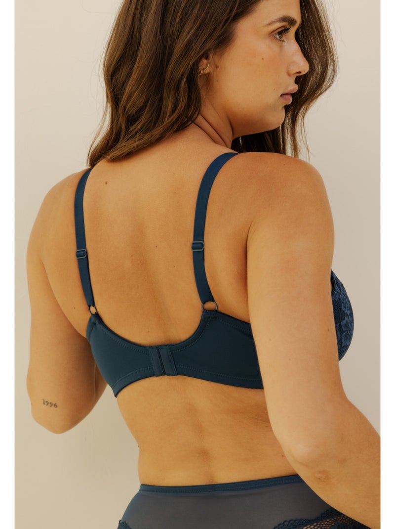 Soutien-gorge emboîtant Capucine Bleu - Kiabi