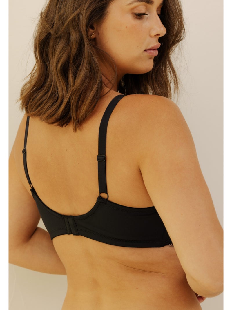 Soutien-gorge emboîtant Capucine Noir - Kiabi