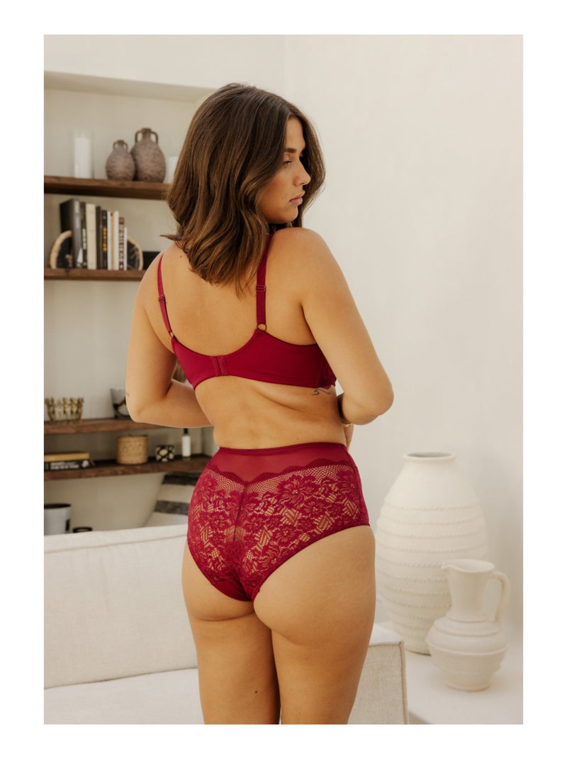 Soutien-gorge emboîtant Capucine Rouge - Kiabi