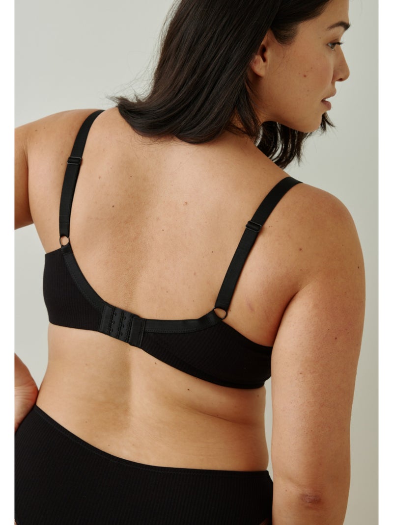 Soutien-gorge emboîtant colombe Noir - Kiabi