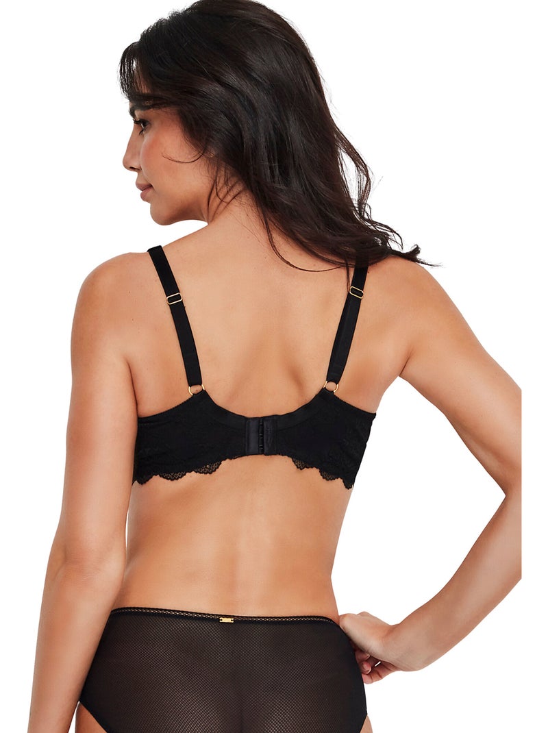 Soutien-gorge emboîtant confort armaturé MANUELA Noir - Kiabi