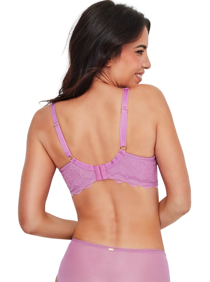 Soutien-gorge emboîtant confort armaturé MANUELA Violet - Kiabi