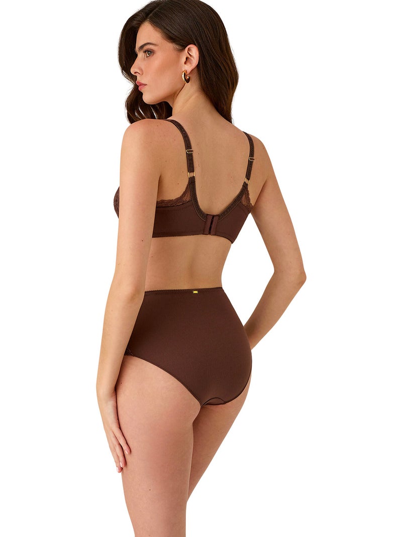 Soutien-gorge emboîtant confort armaturé renatta Marron - Kiabi