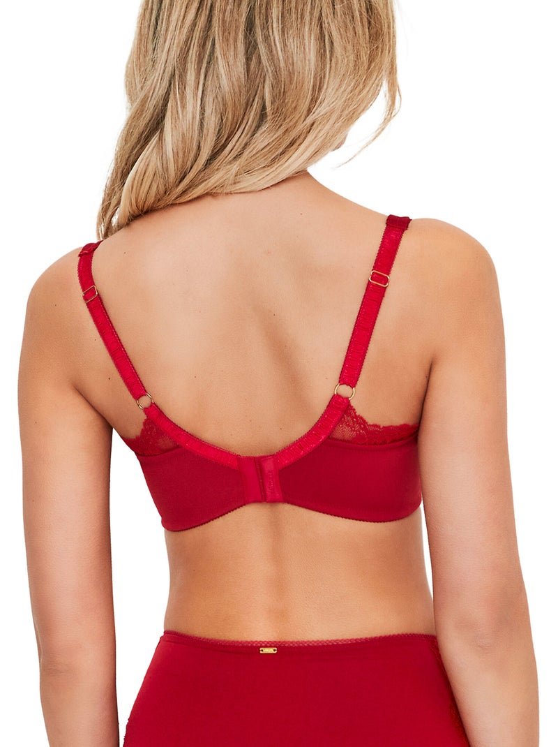 Soutien-gorge emboîtant confort armaturé renatta Rouge - Kiabi