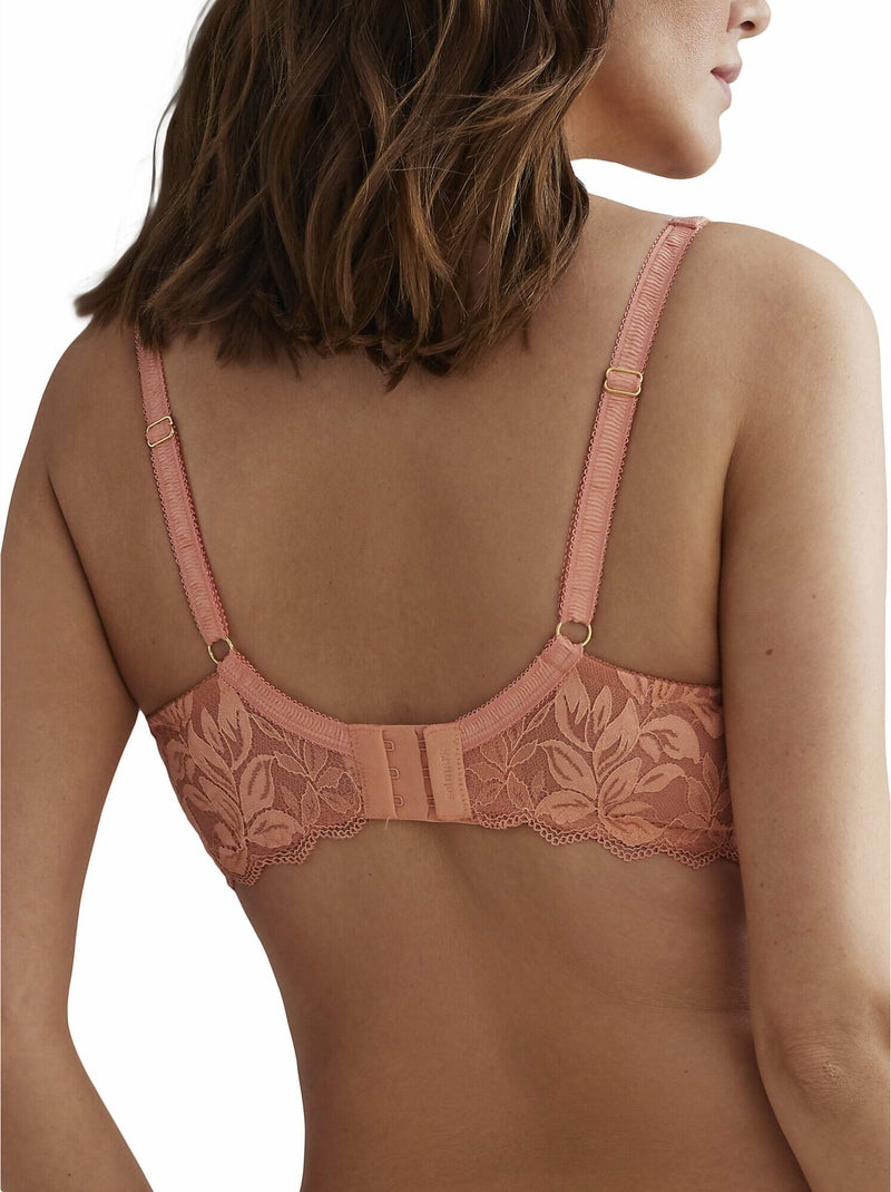 Soutien-gorge emboîtant confort Filipa Orange corail - Kiabi