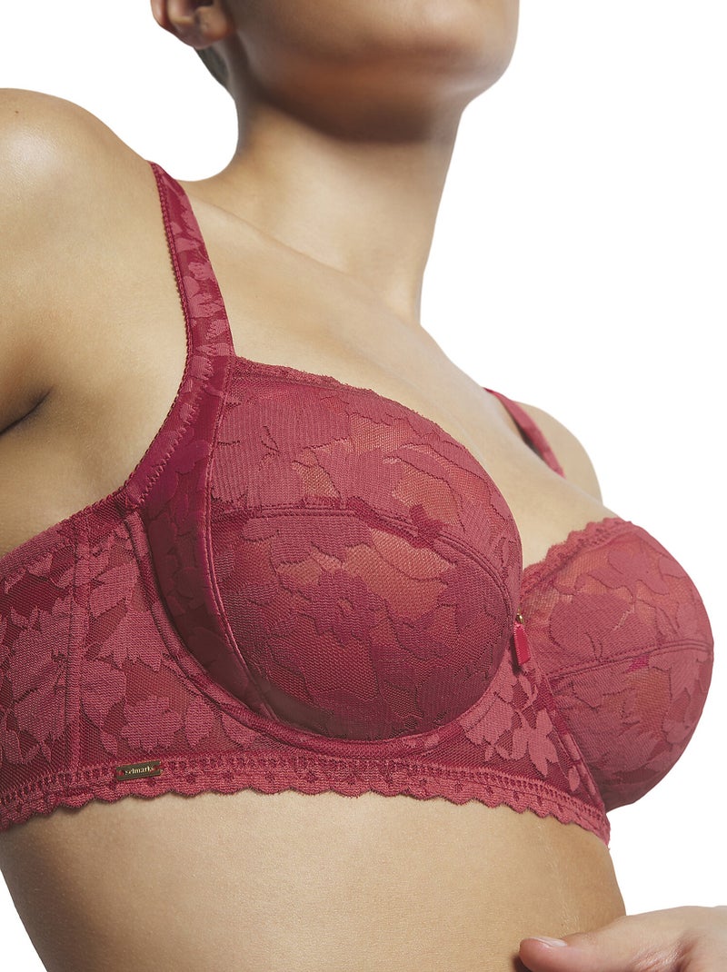 Soutien-gorge emboîtant confort Gabrielle Rouge - Kiabi