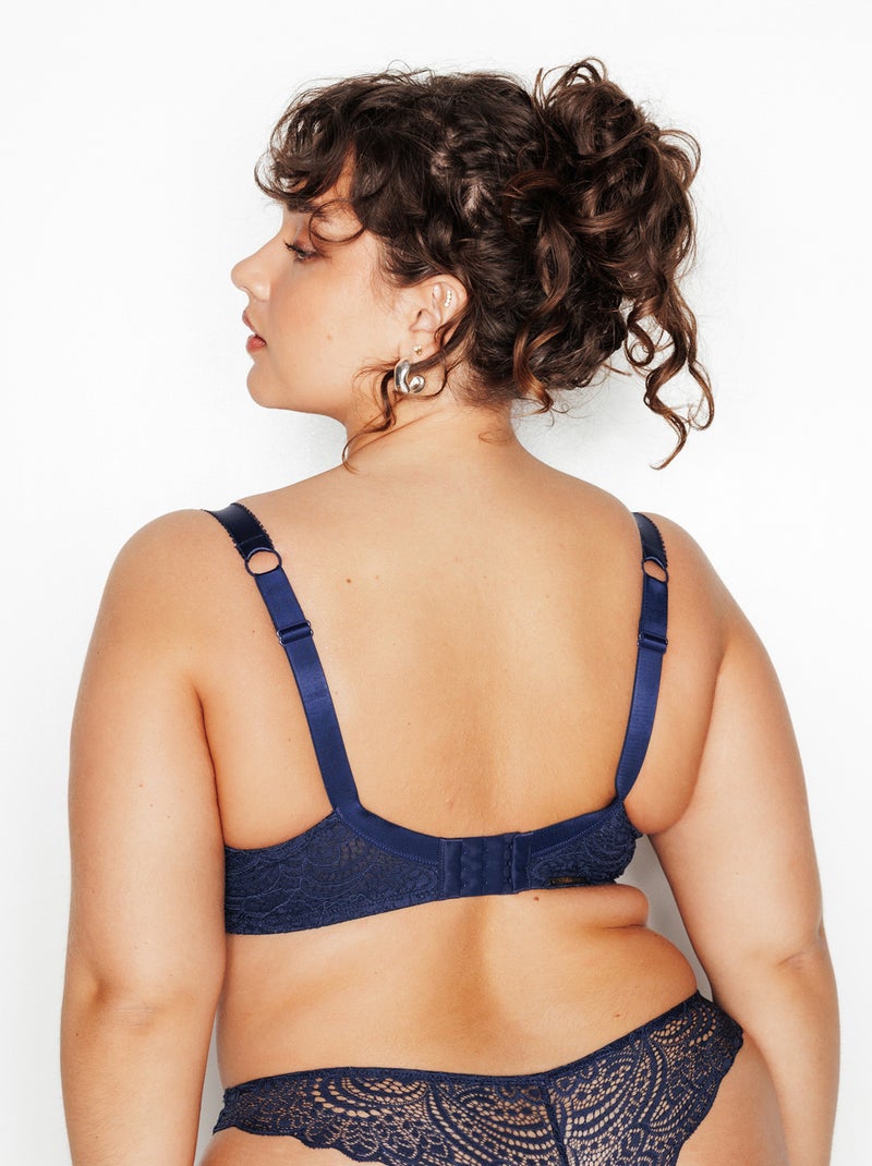 Soutien-gorge emboitant Dentelle - RougeGorge Lingerie Bleu marine - Kiabi