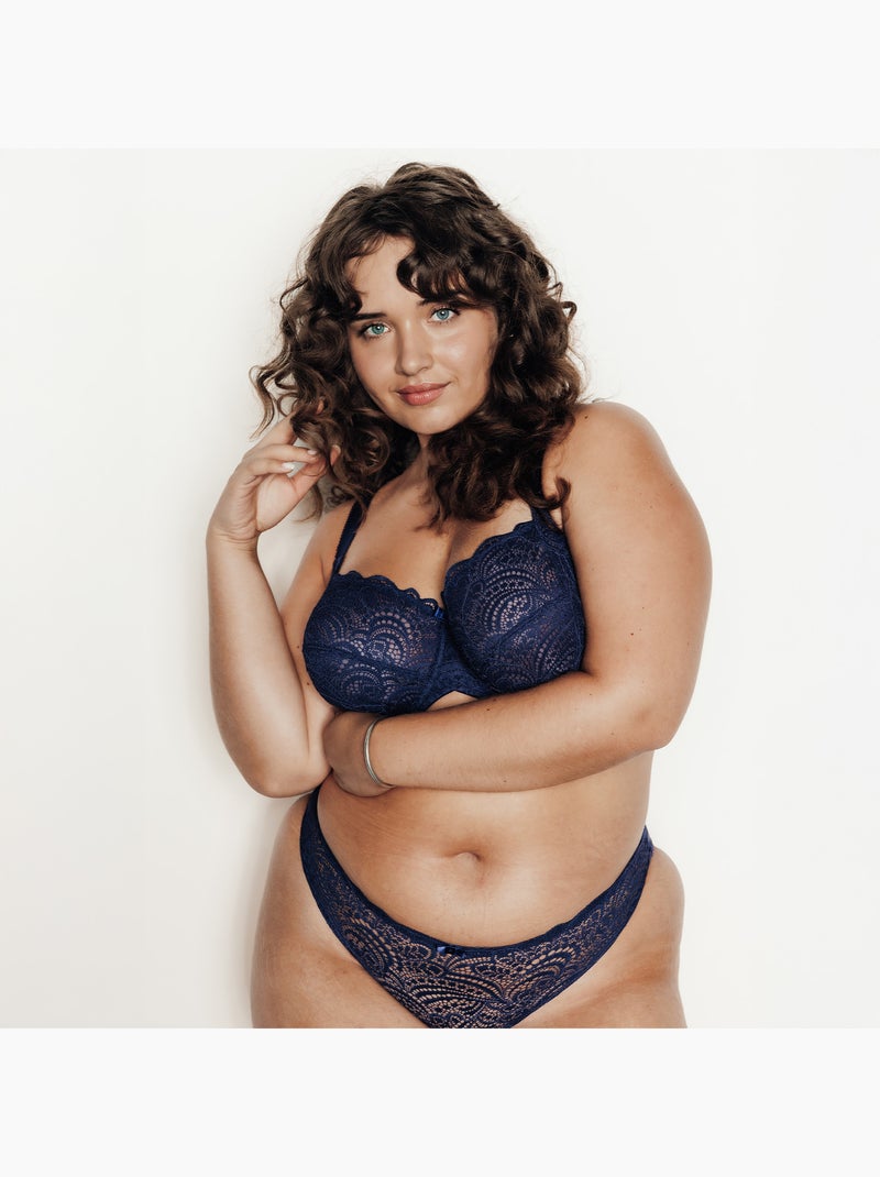 Soutien-gorge emboitant Dentelle - RougeGorge Lingerie Bleu marine - Kiabi