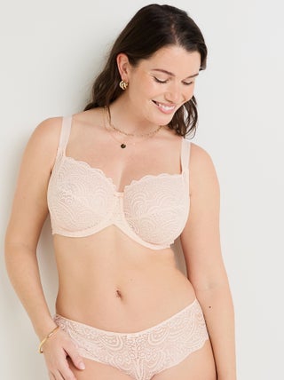 Soutien-gorge emboitant dentelle Dentelle - RougeGorge Lingerie