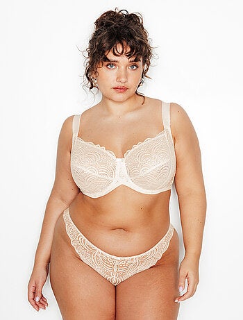 Soutien-gorge emboitant dentelle Dentelle - RougeGorge Lingerie