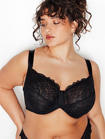 Soutien-gorge emboitant dentelle Dentelle - RougeGorge Lingerie